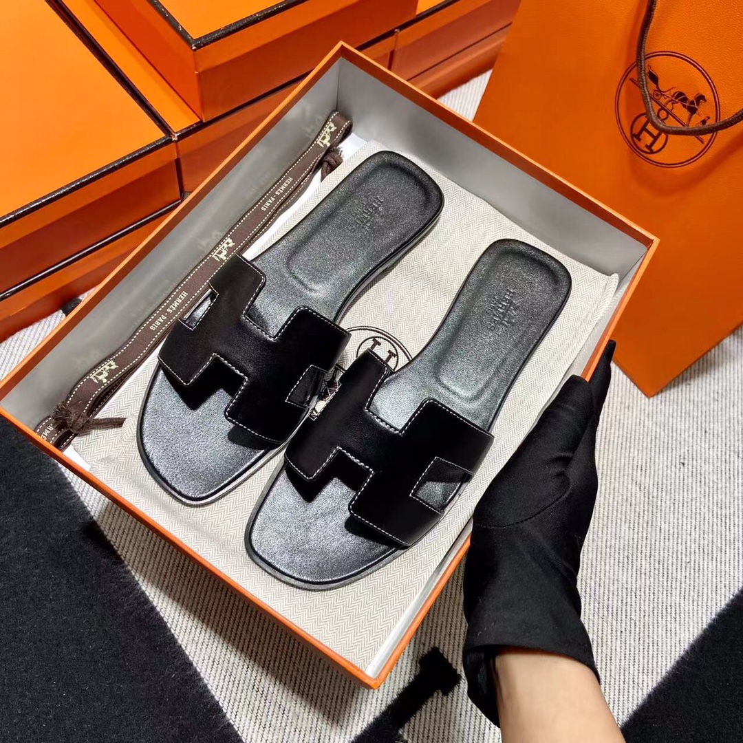 에르메스 올수공 오란 슬리퍼 샌들 스위프트 47